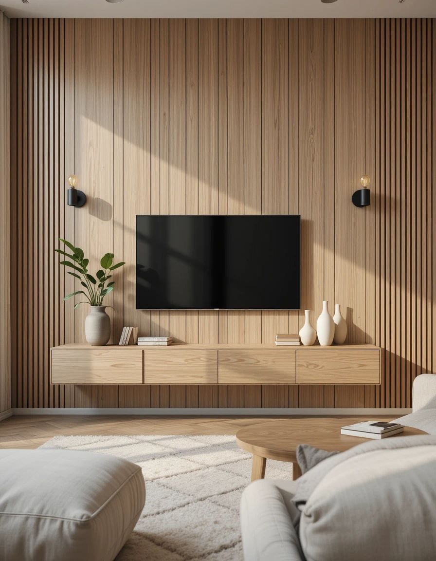 Slat Wall Media Unit